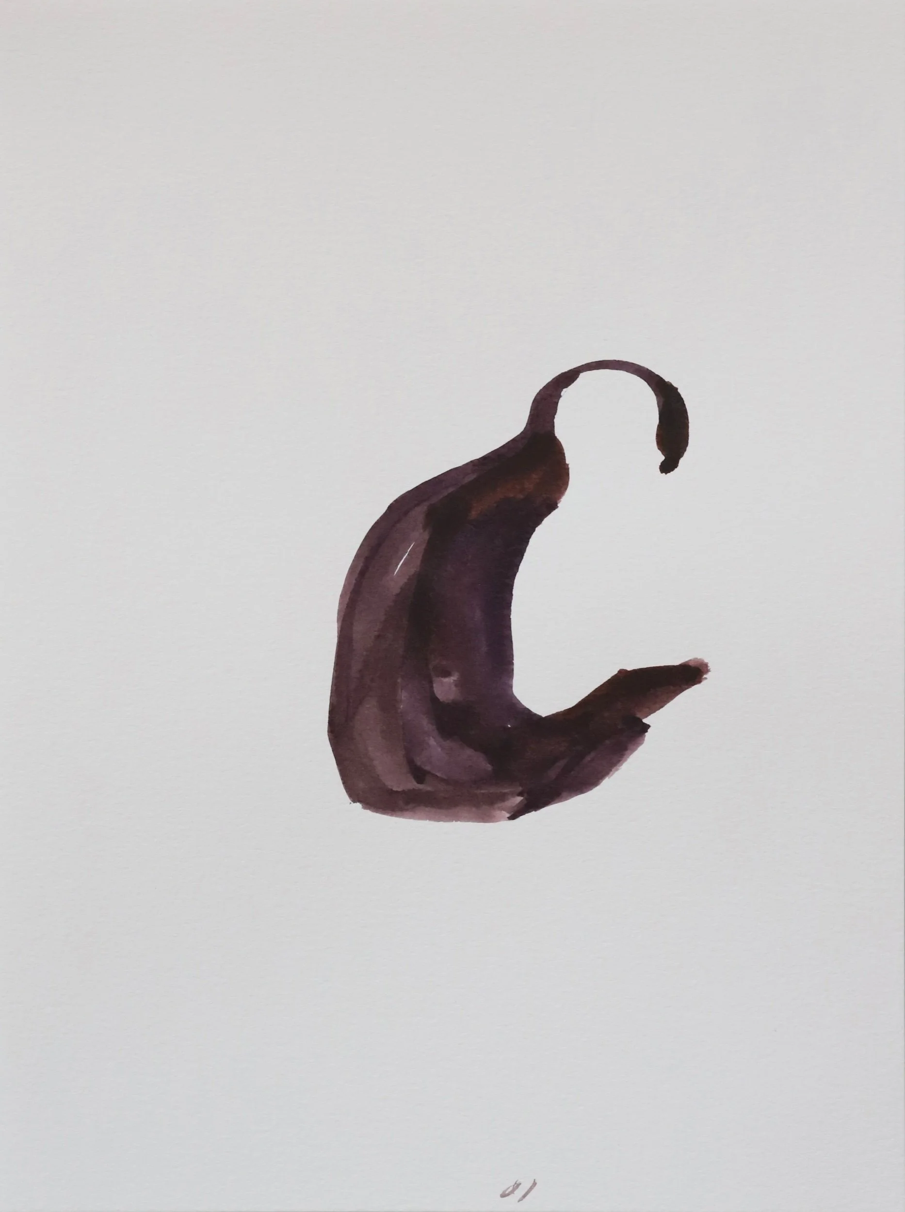  Untitled, watercolor on paper, 31x23cm, 2025 