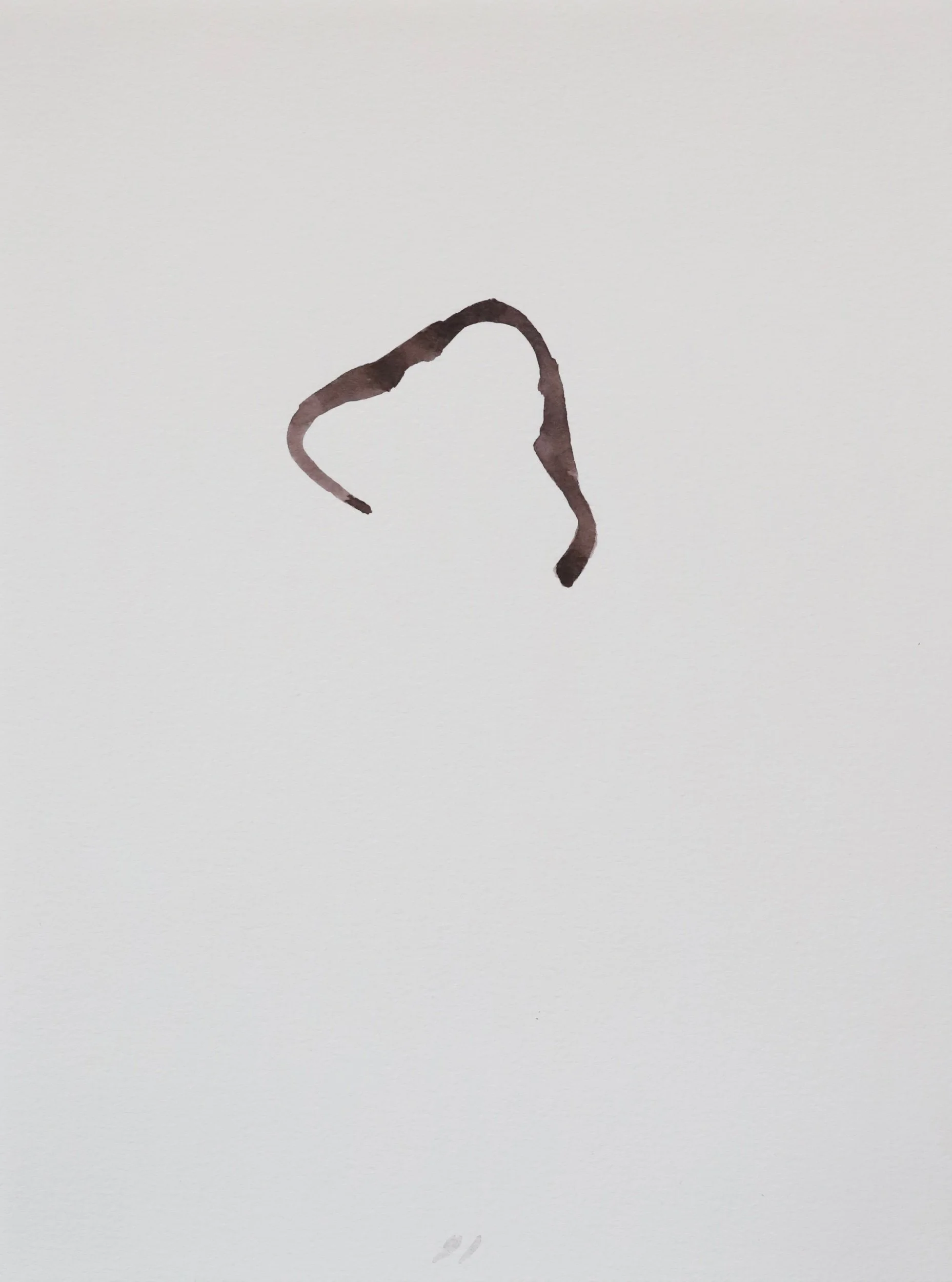  Untitled, watercolor on paper, 31x23cm, 2025 