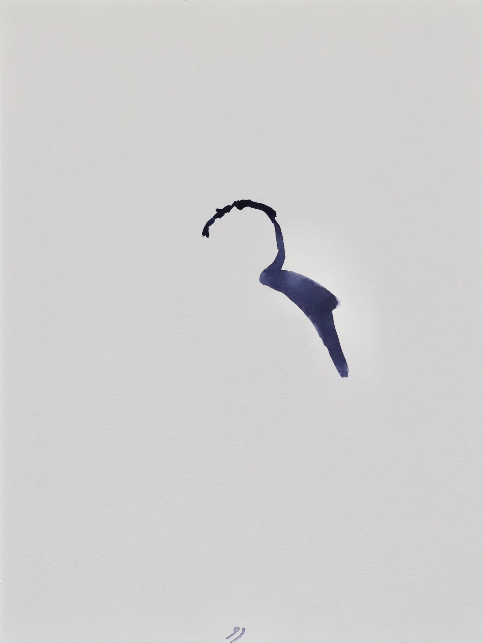  Untitled, watercolor on paper, 31x23cm, 2025 
