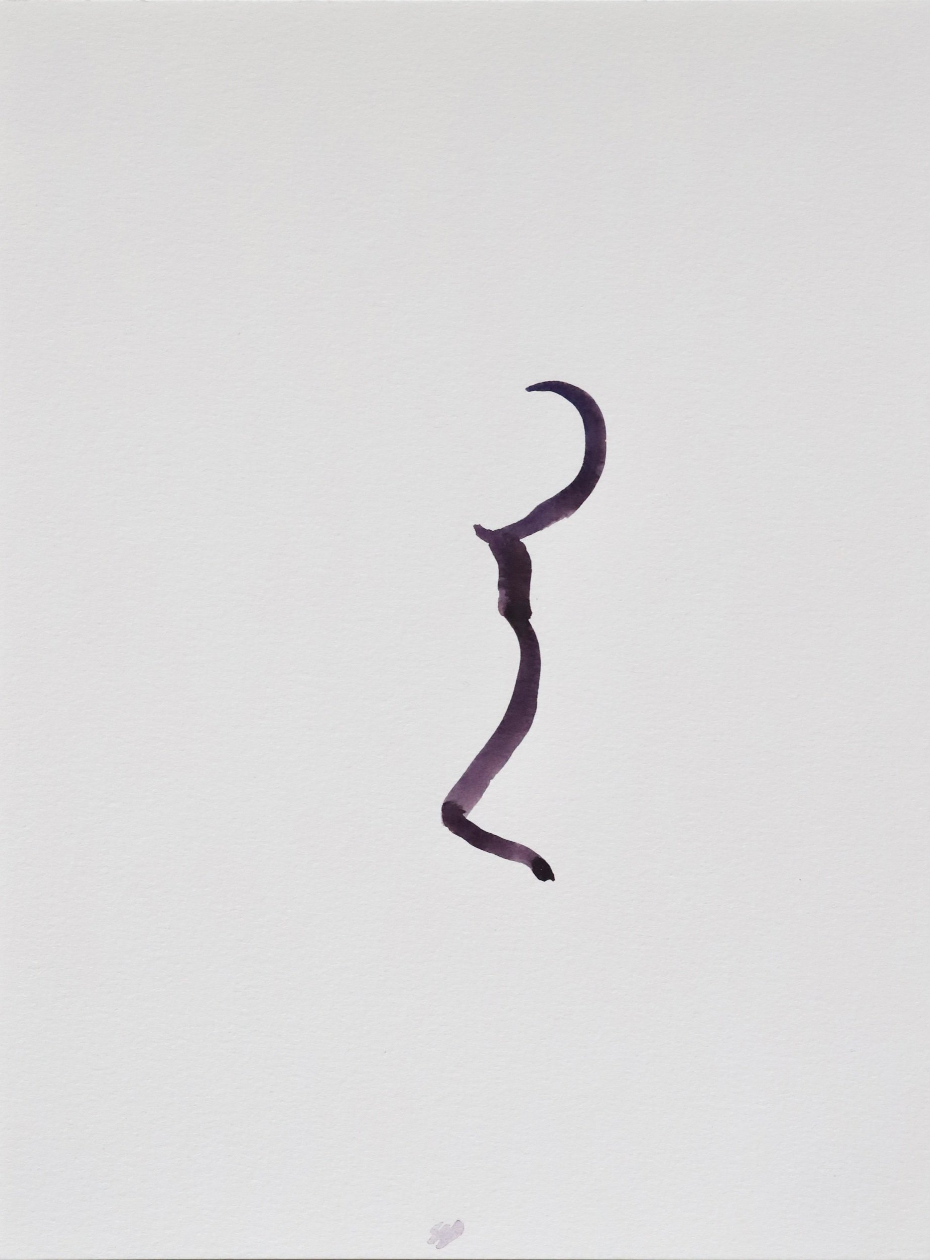  Untitled, watercolor on paper, 31x23cm, 2025 