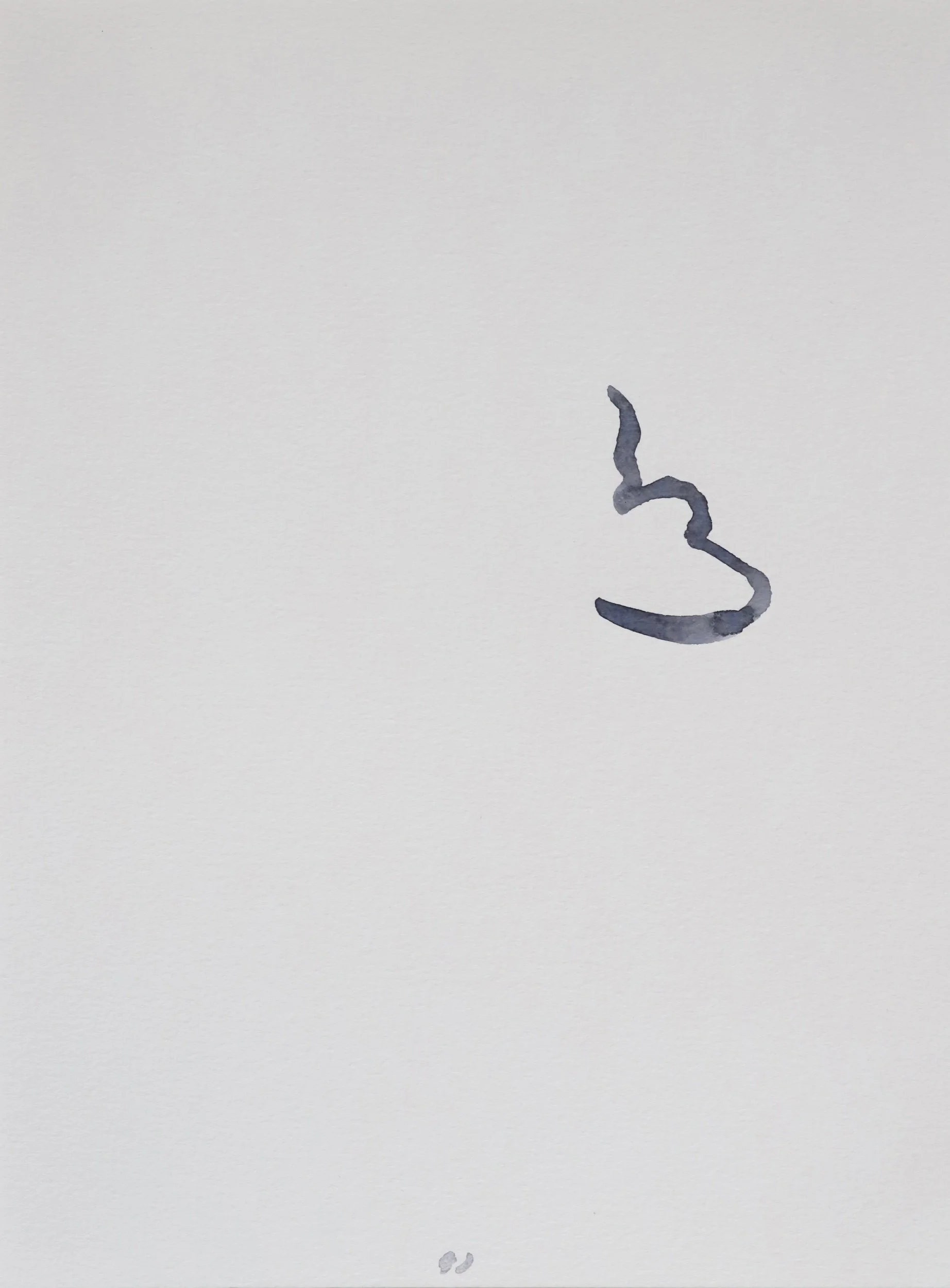  Untitled, watercolor on paper, 31x23cm, 2025 