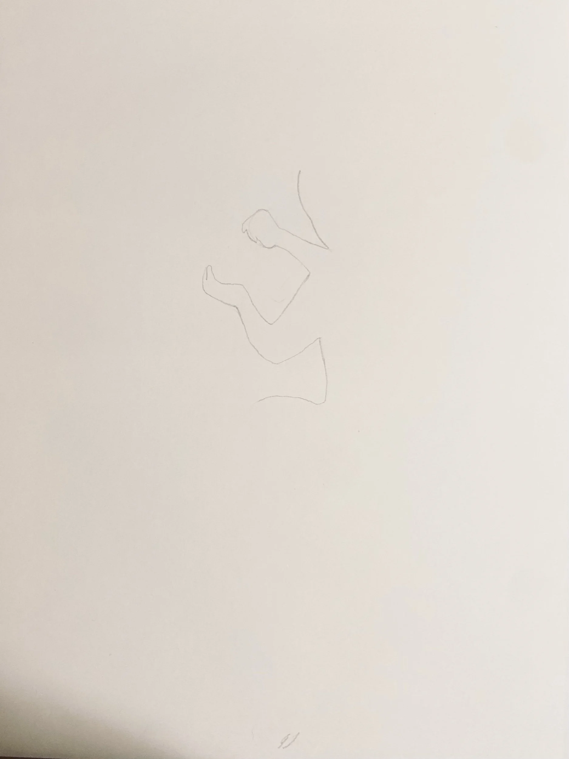  Untitled, pencil on paper, 31x23cm, 2025 