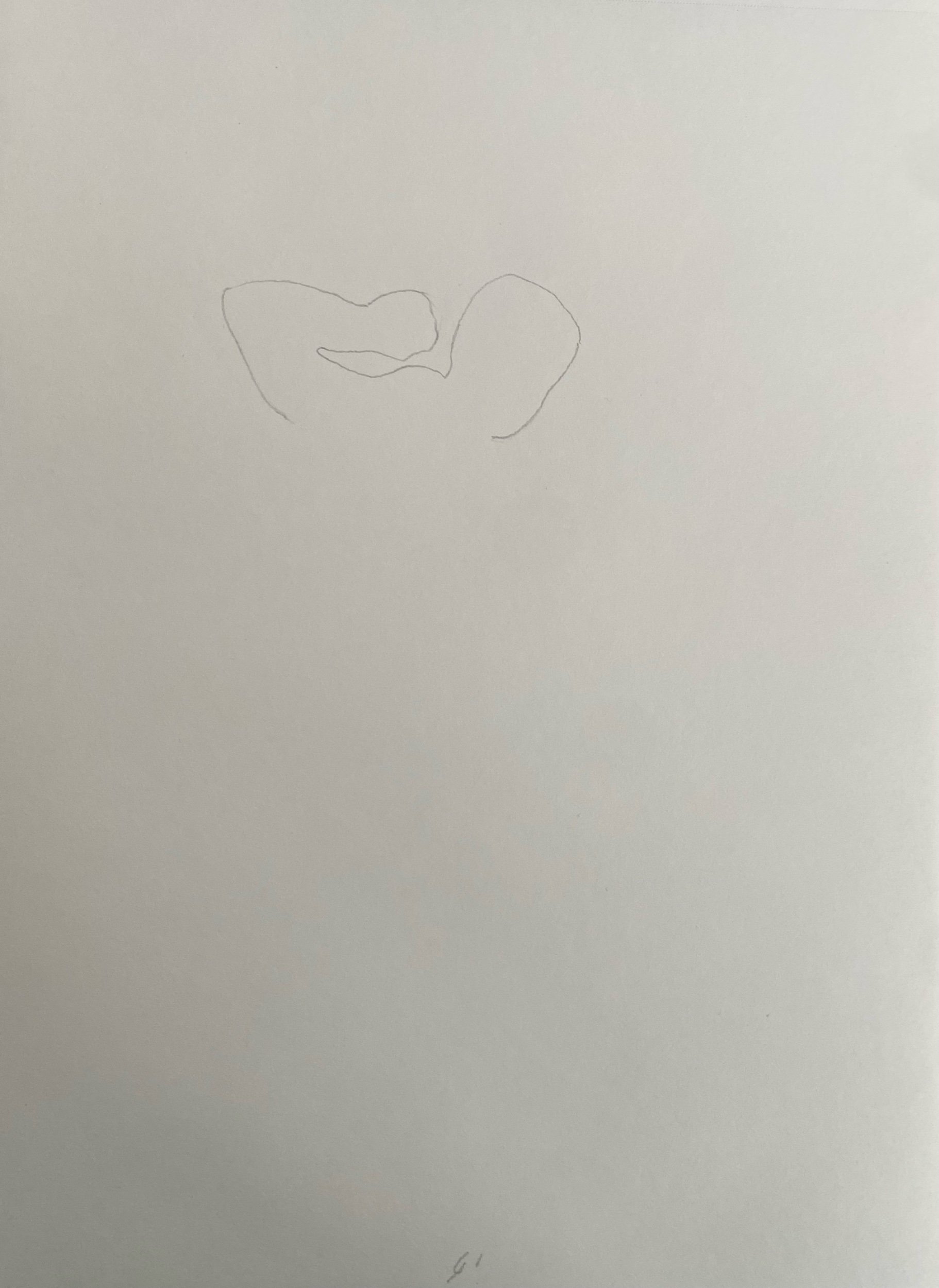  Untitled, pencil on paper, 31x23cm, 2025 