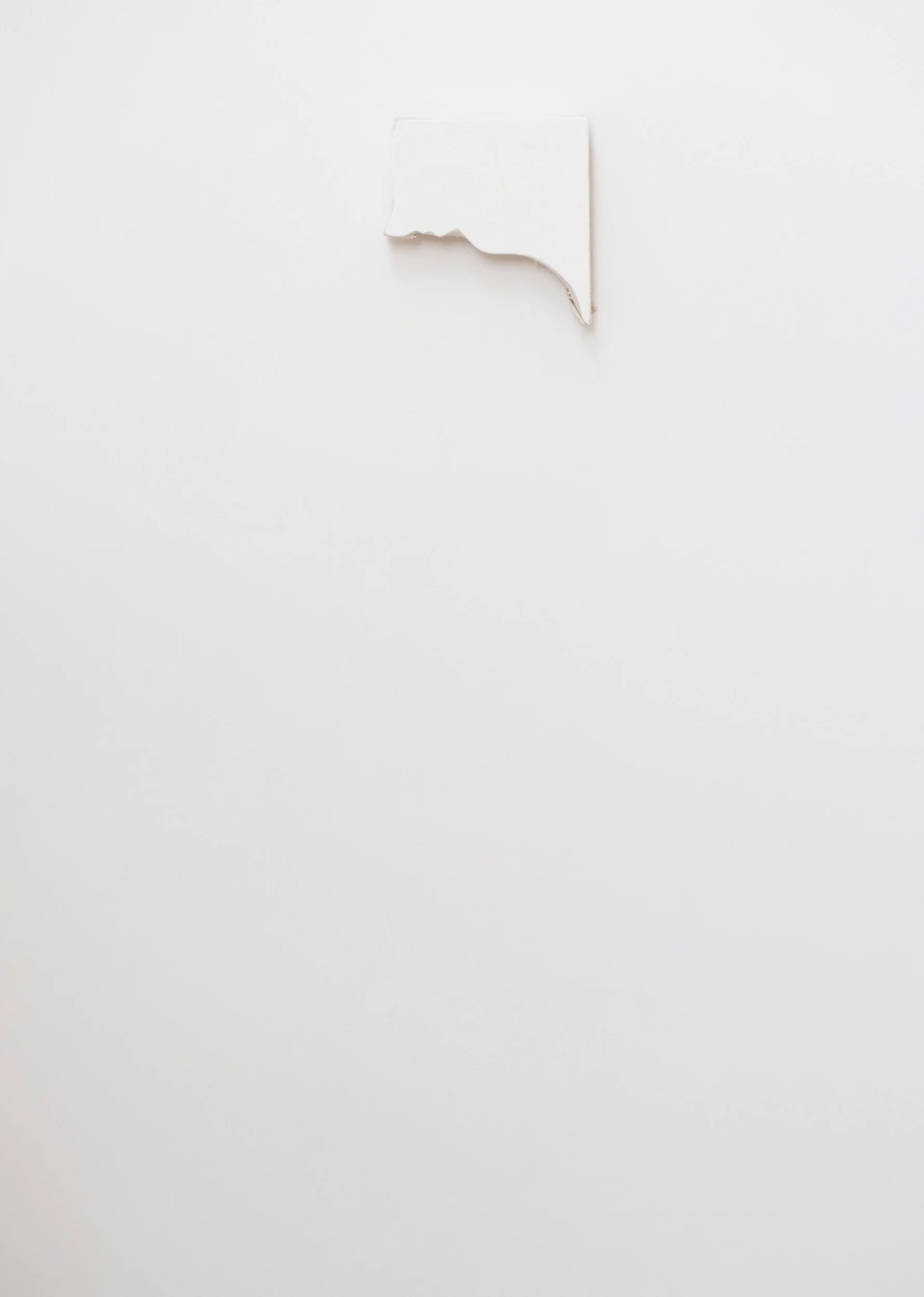  Untitled, gesso on canvas, 20x20cm, 2026 
