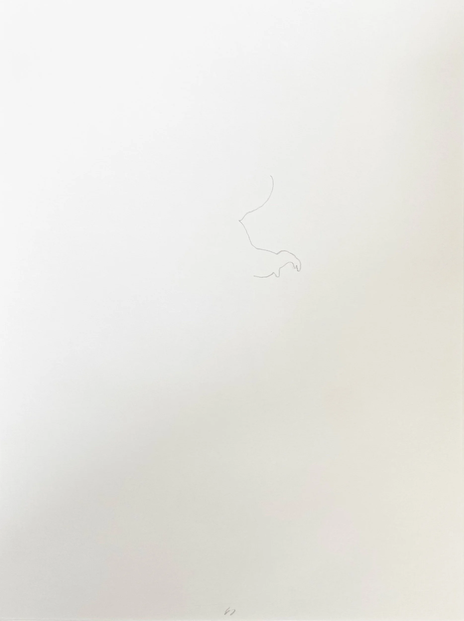  Untitled, pencil on paper, 31x23cm, 2026 