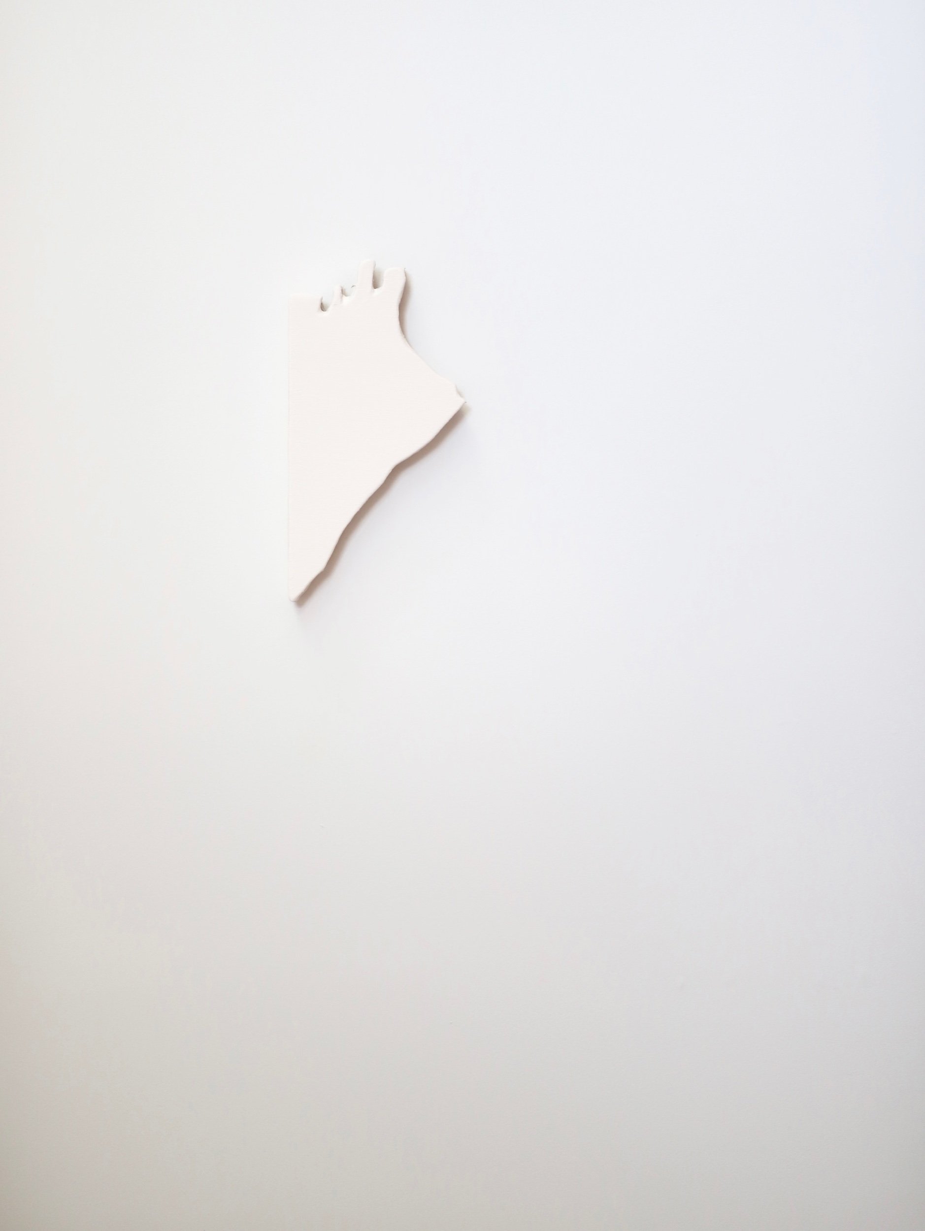  무제, 캔버스에 젯소, 39x20cm, 2026 