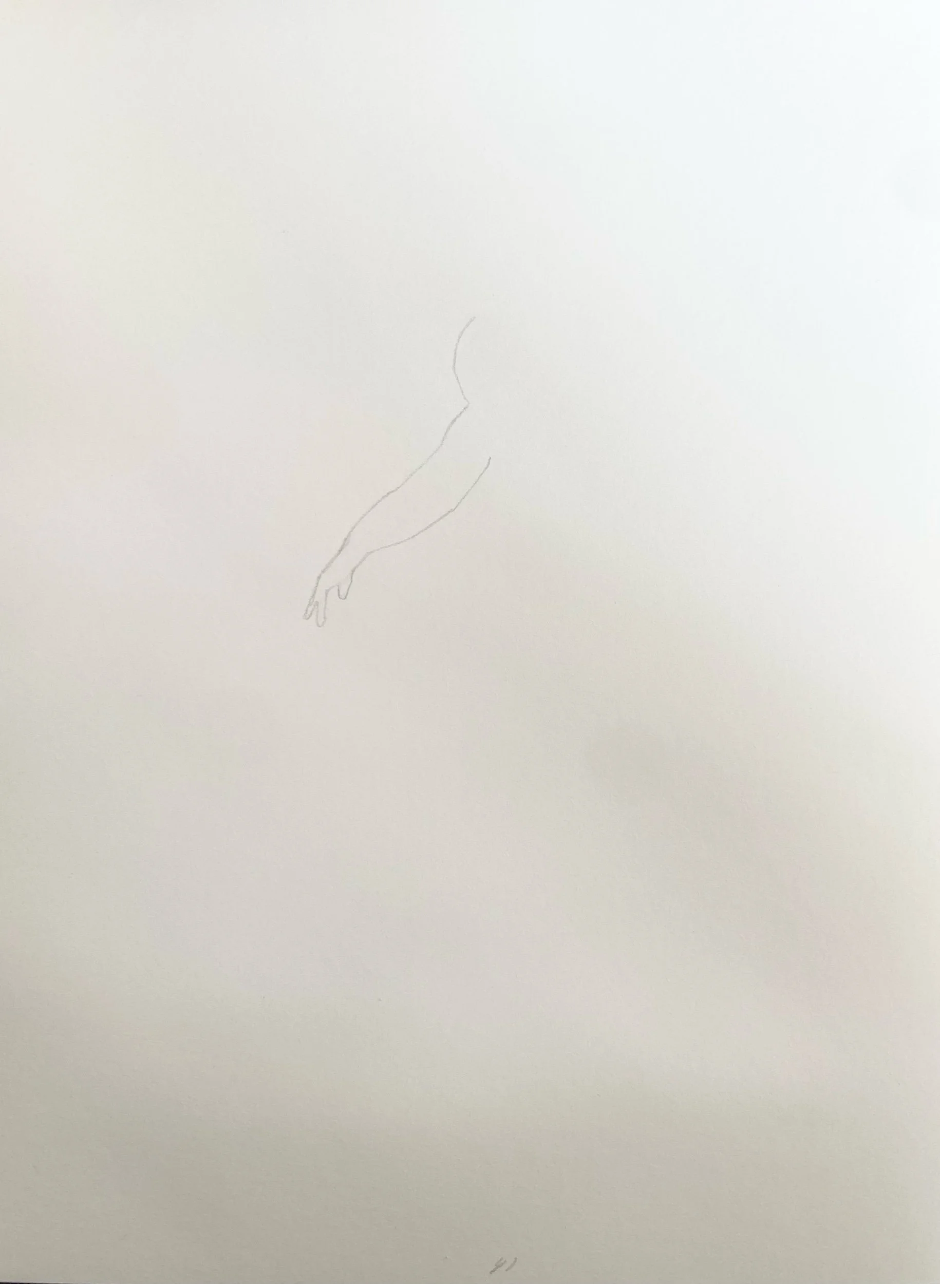  Untitled, pencil on paper, 31x23cm, 2026 