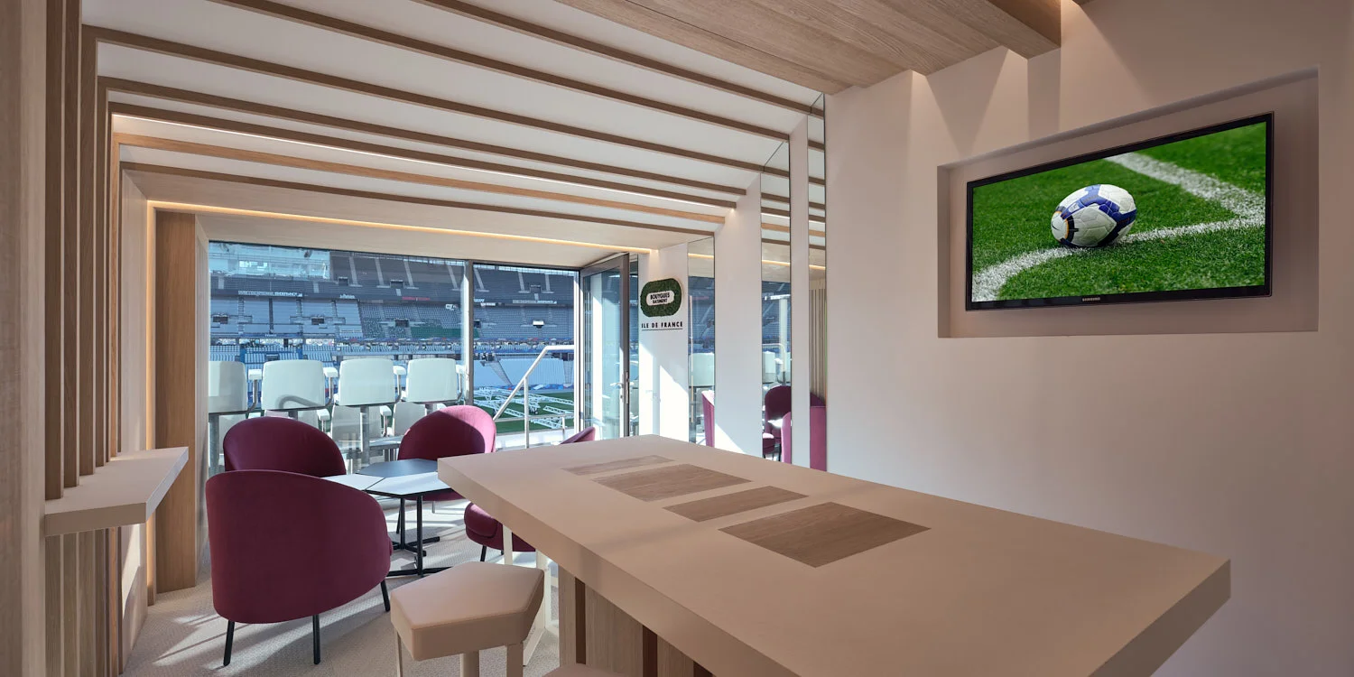 Studio Iena - Bouygues Batiment IDF - loge Stade de France