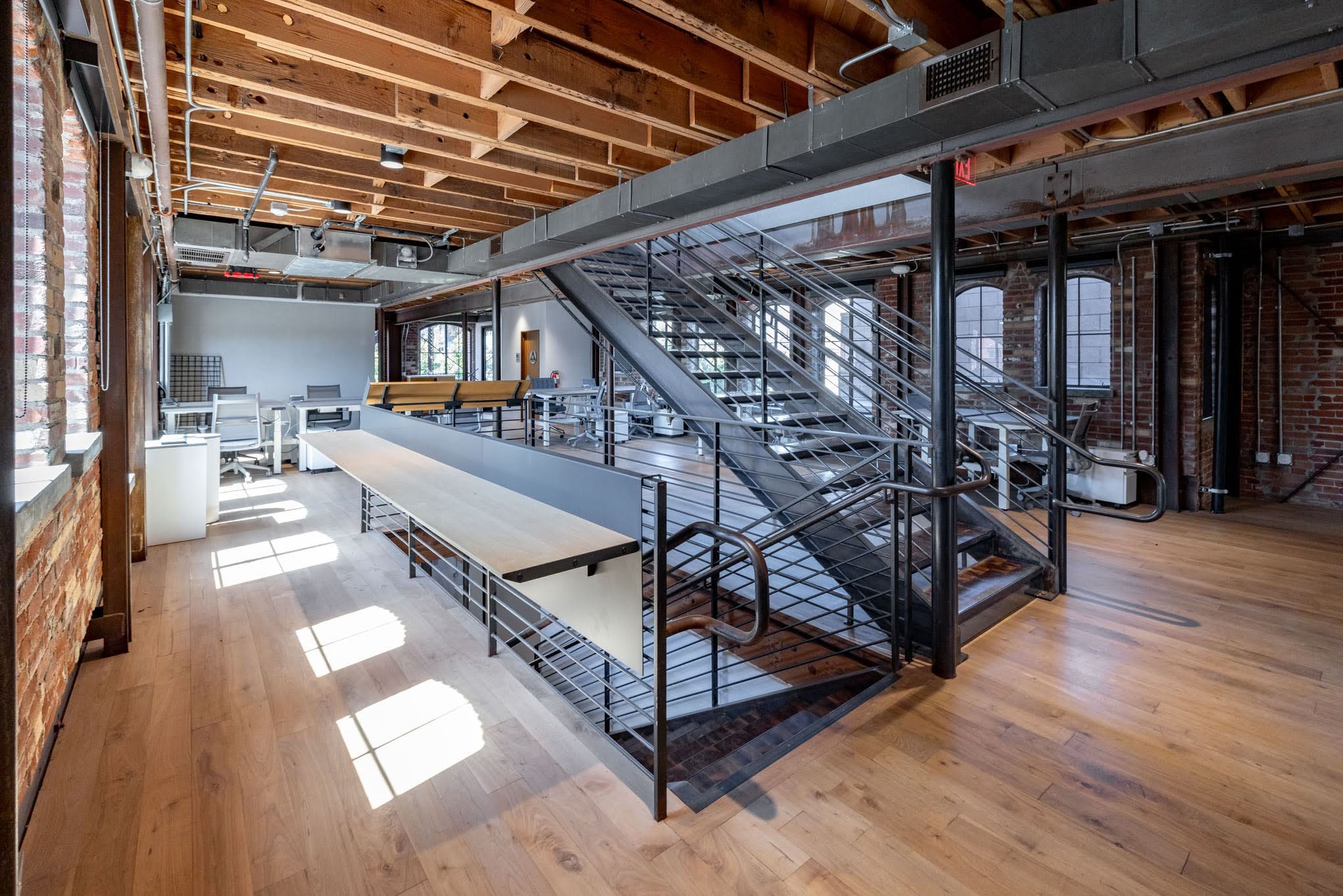  EXPOSED-BRICK CREATIVE OFFICE FOR FILMING AND EVENTS #5: Santa Monica  Santa Monica three-level creative loft office one block from the beach, ideal for filming, events, and activations.