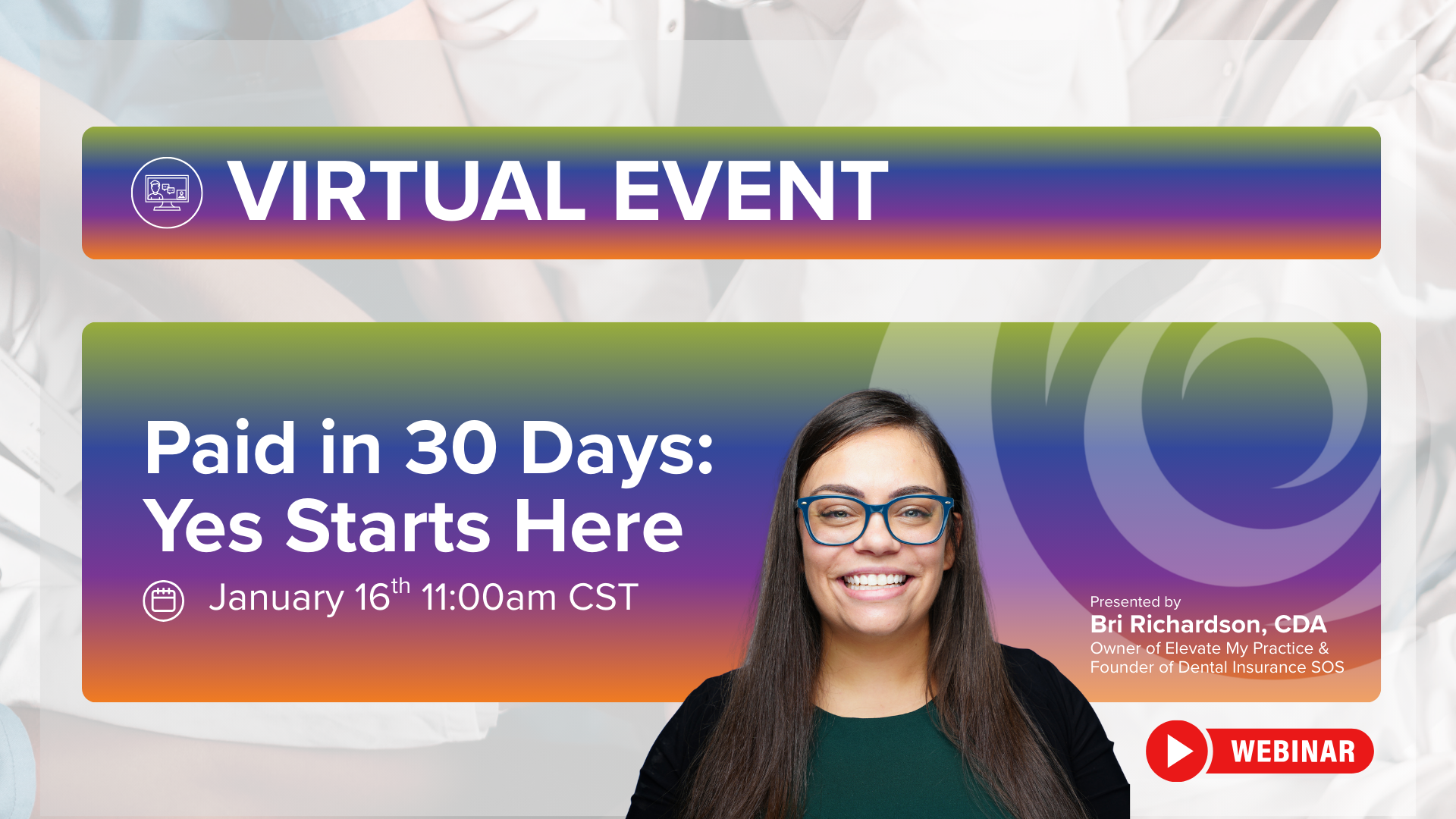 Paid in 30 Days: Yes Starts Here