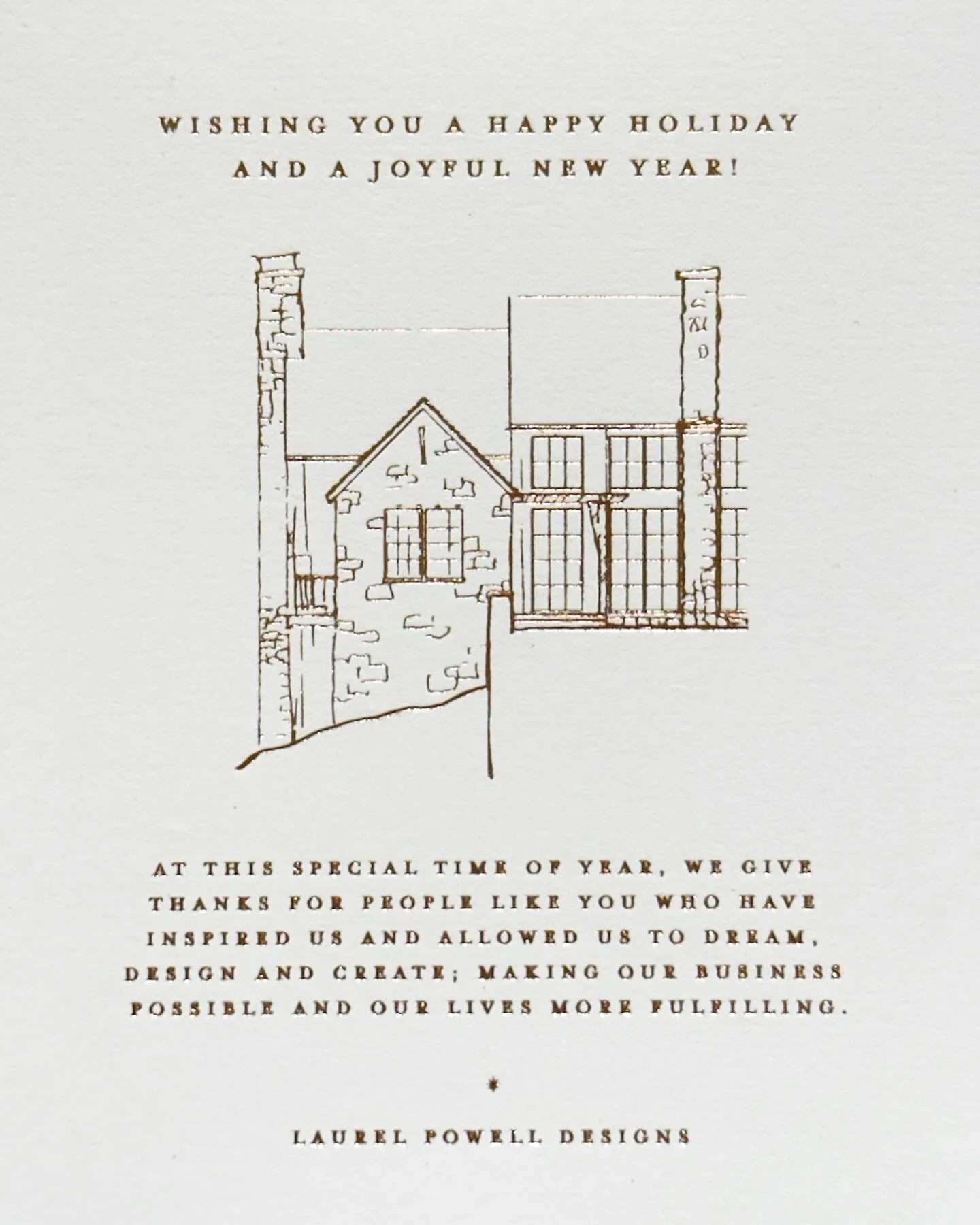 With gratitude we look forward to 2024! ✨ #laurelpowelldesigns #architecture + #design