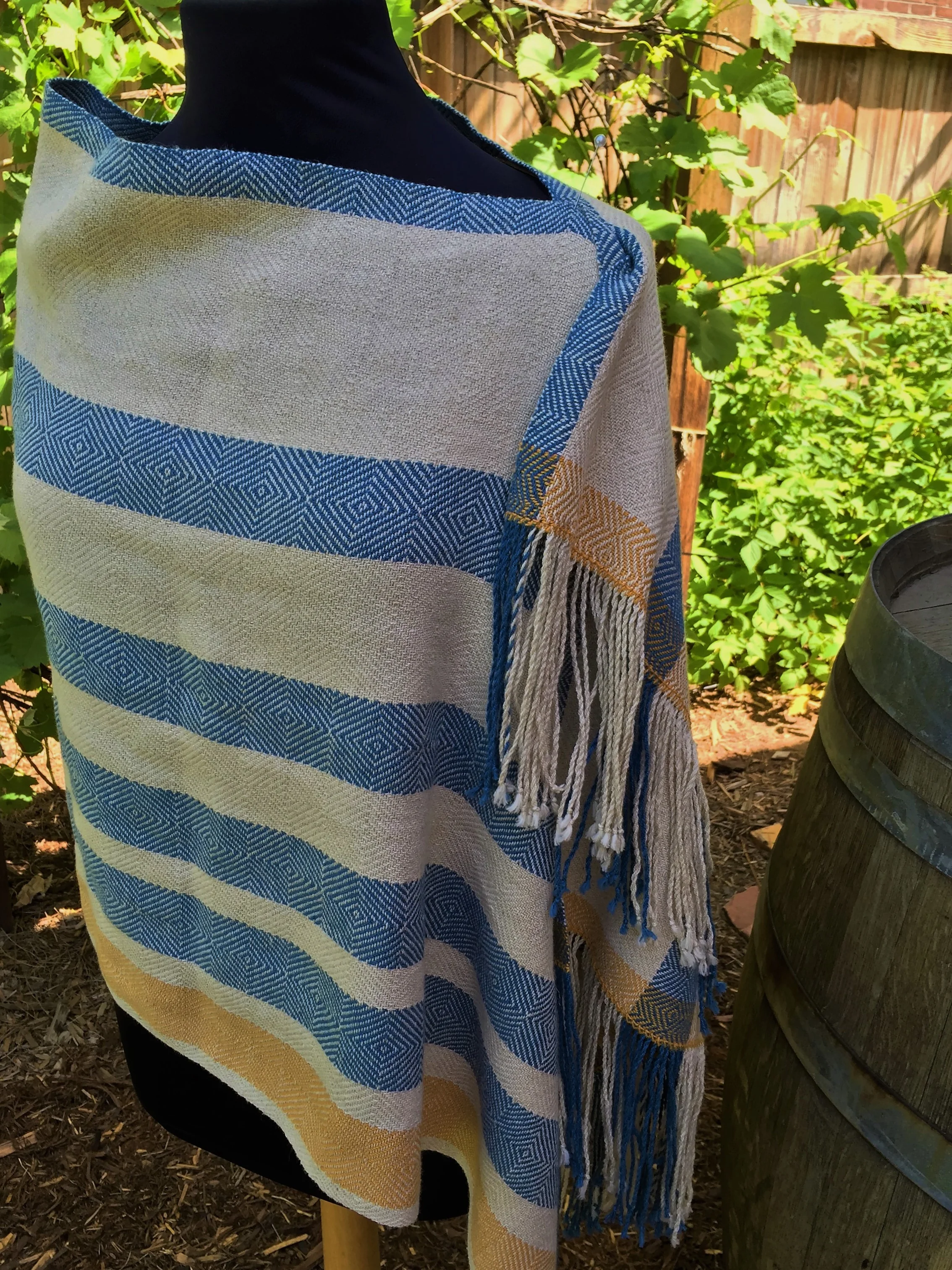 Fibonacci Sequence- Designing and weaving the latest shawl