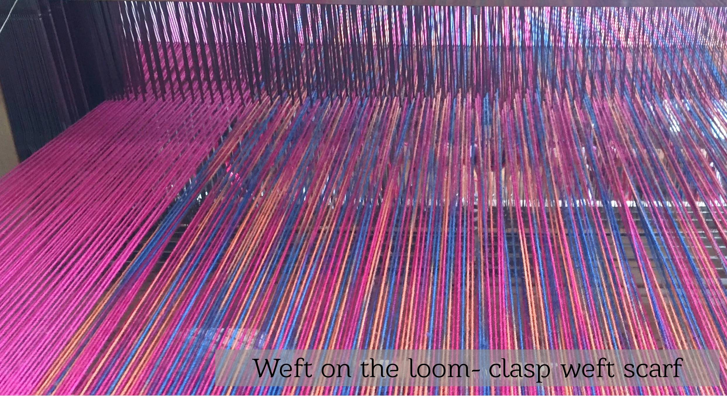 Warp on the loom