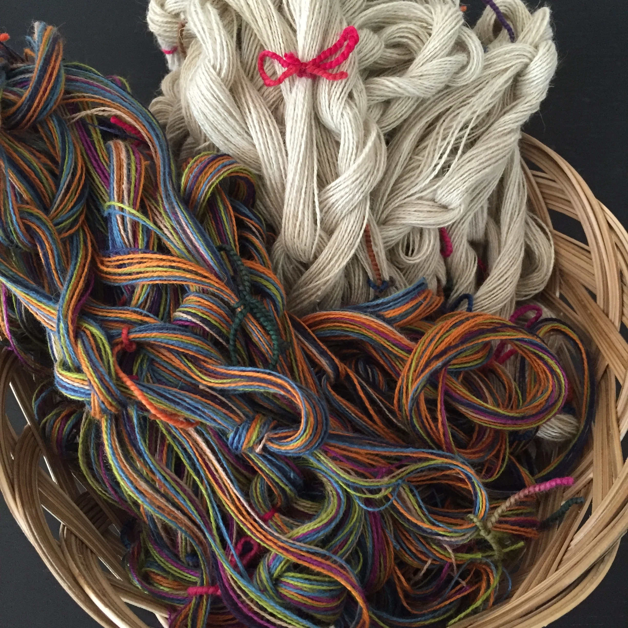 The warp is all measured