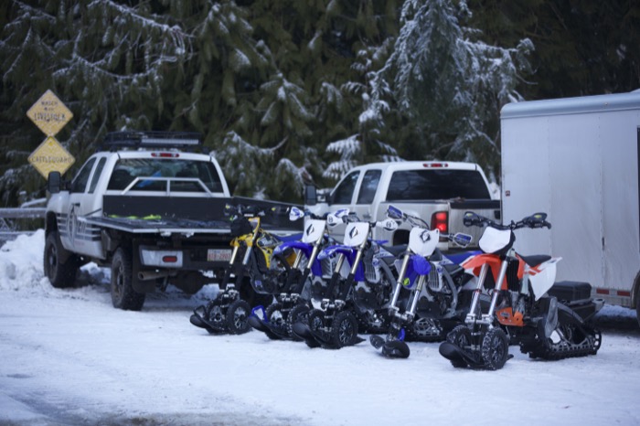 A herd of YETI’s ready to go ride!