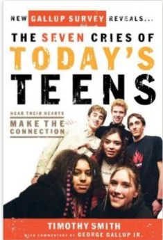   Your teenager is crying out and desperately wants you to hear, so you can respond and make a new connection. What are these cries? According to author Timothy Smith, today's teens are crying out with seven specific needs: to be trusted, to be loved