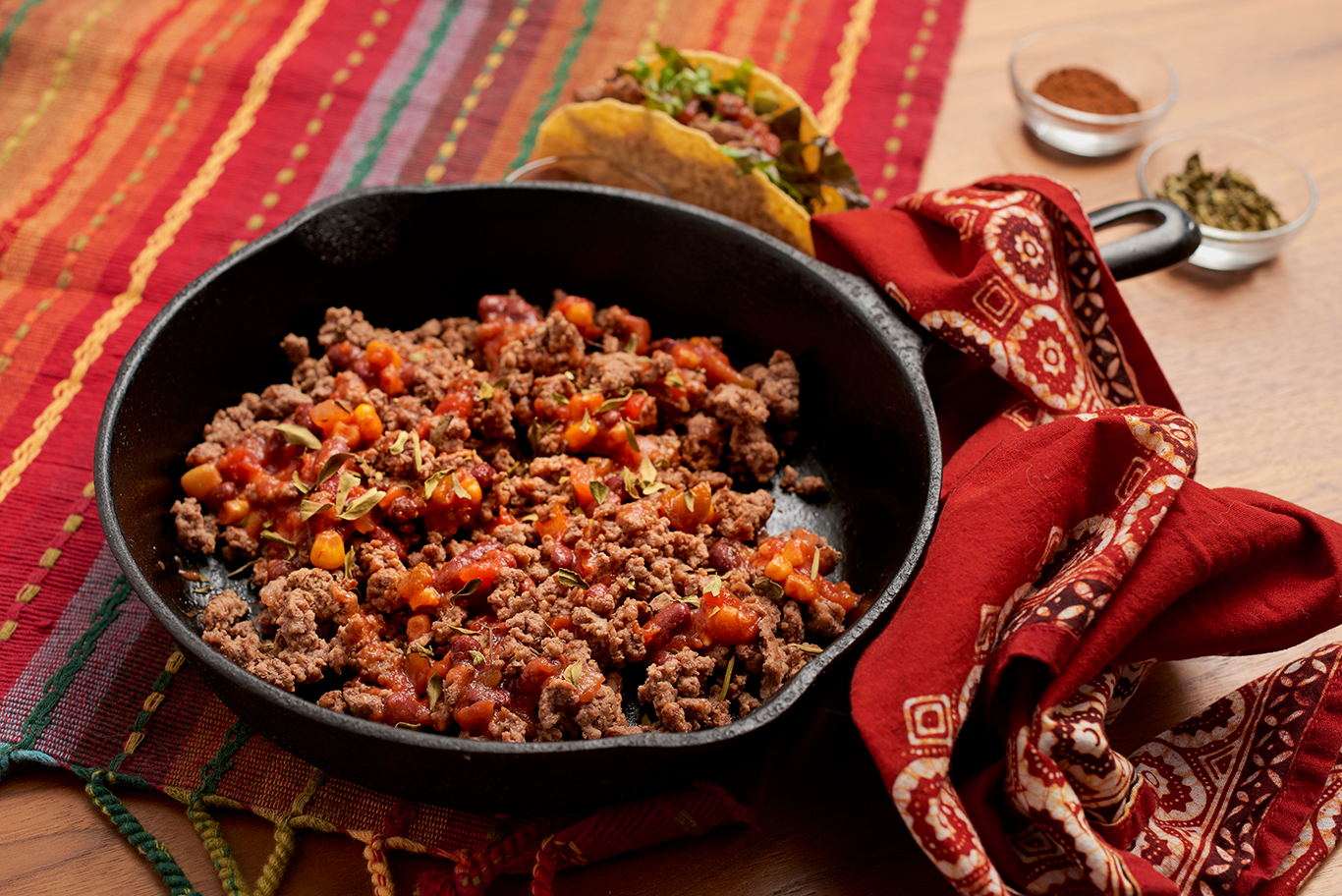 Red Barn Provisions Ground Beef Crumbles Taco Extraordinaire