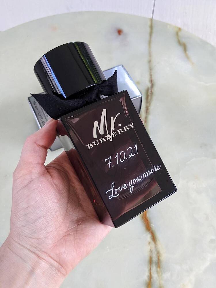 Perfume Engraving Engraved Fragrance Bottles Personalized Perfume