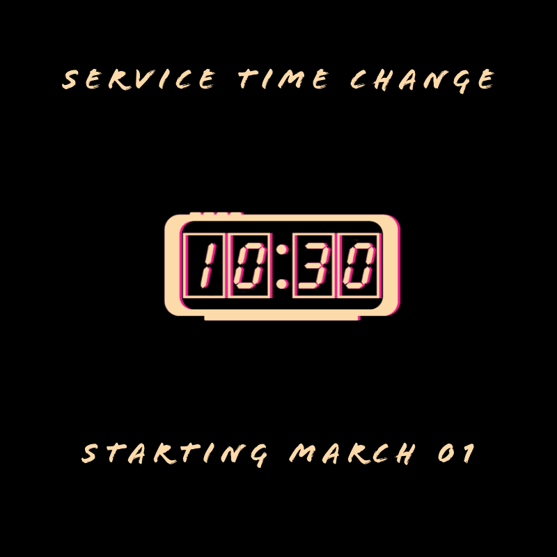 CCC Long Island Service Time Change