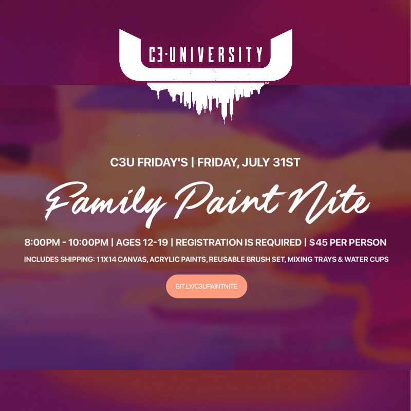C3U FRIDAY'S: FAMILY PAINT NITE