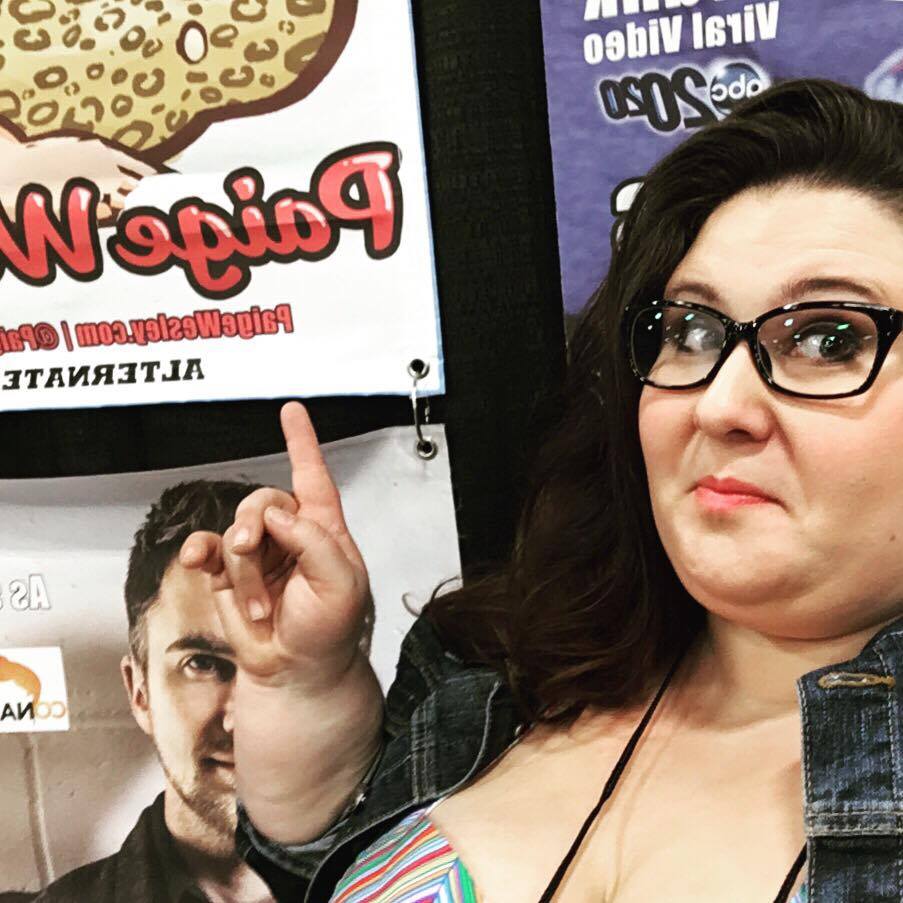 Hangin' out with my cartoon self.