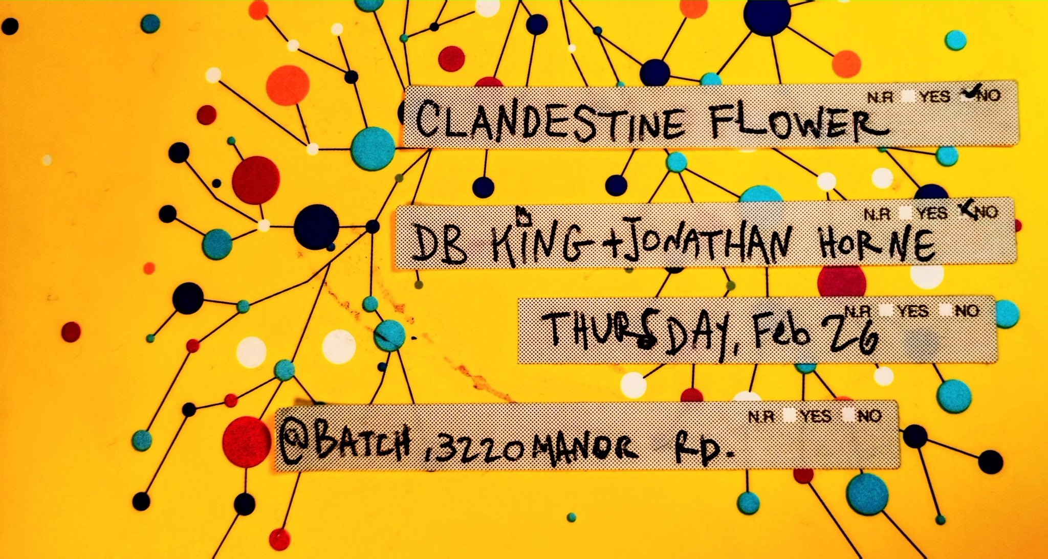 DB King + Jonathan Horne / Clandestine Flower