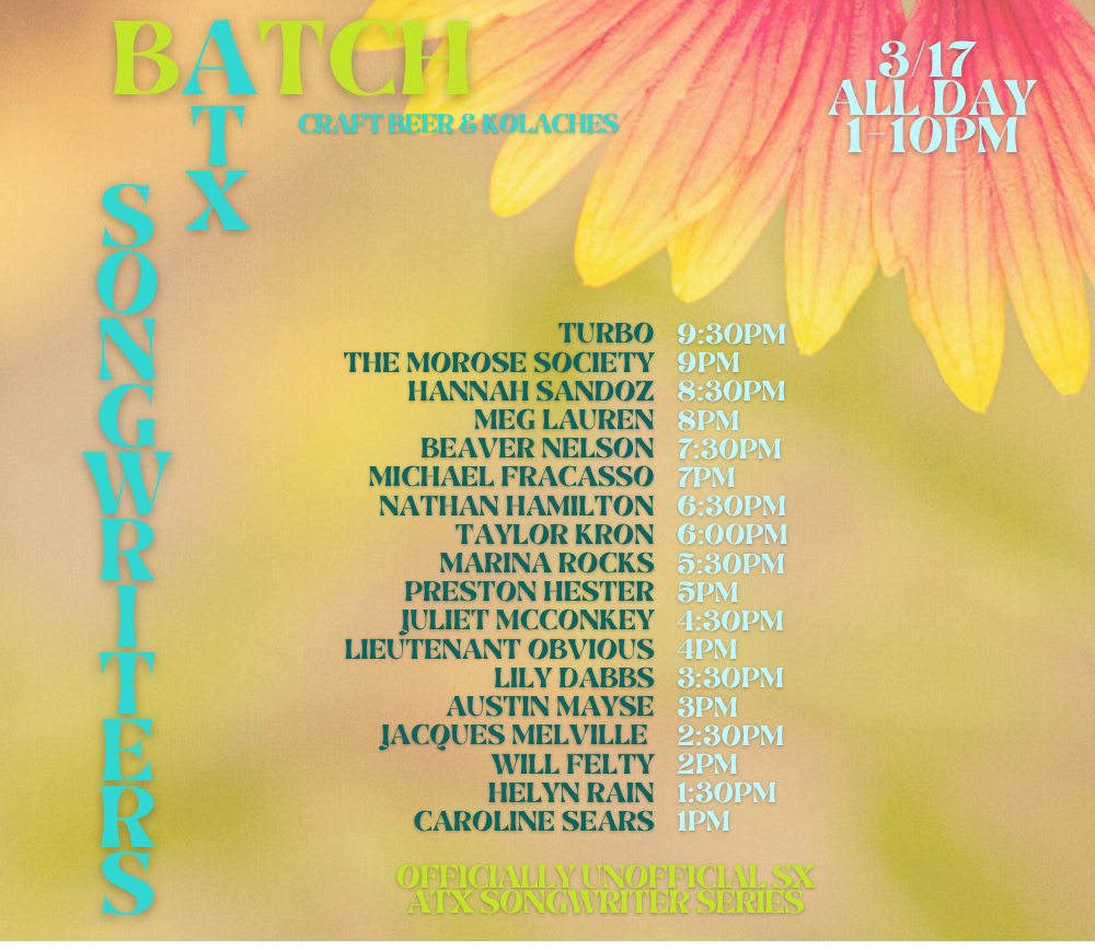 BATCHATX Songwriters Showcase 