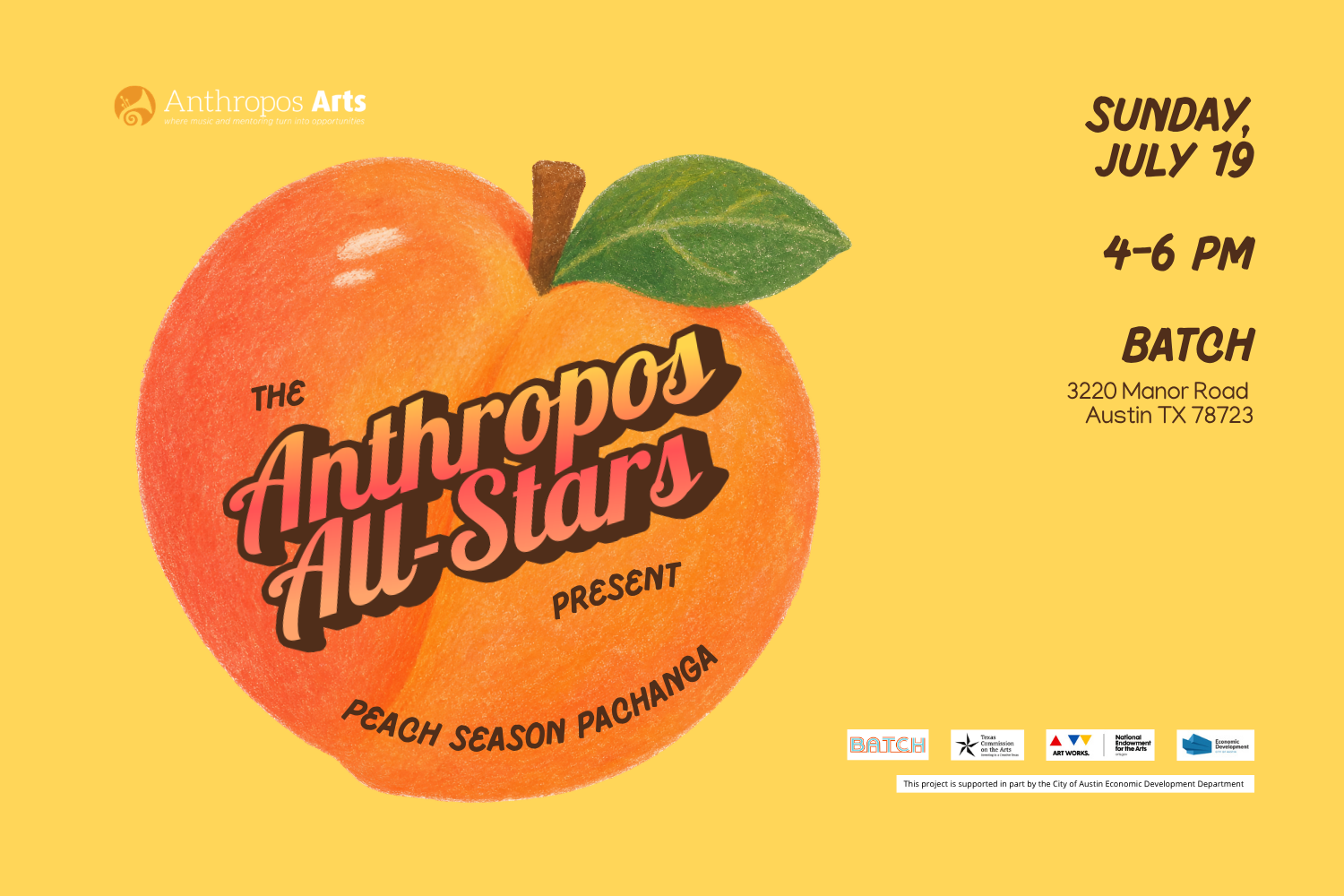 ANTHROPOS ALL STARS PRESENT: PEACH SEASON PACHANGA