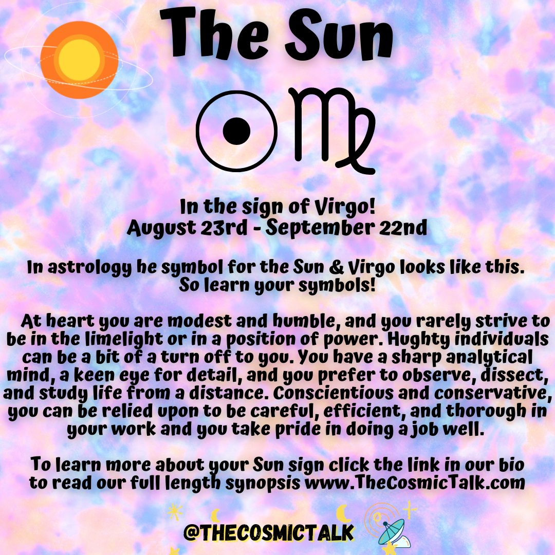 ☀️Sun in Virgo 👼🏽♍