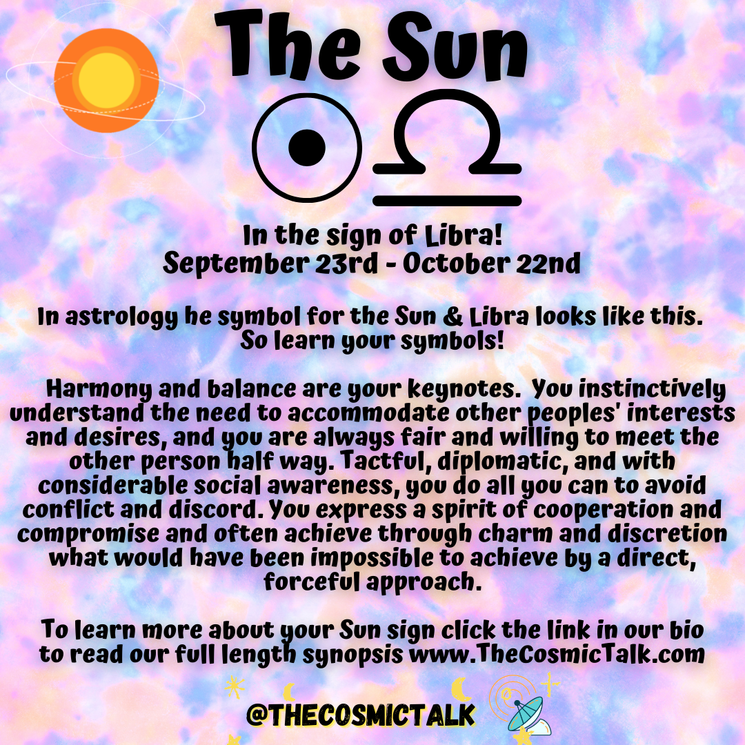 ☀️Sun in Libra ⚖️♎