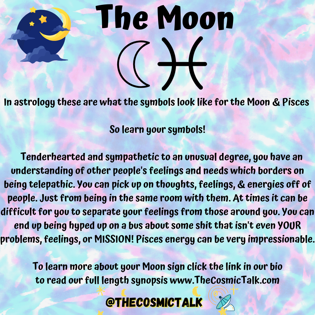 🌙Moon In Pisces 🐟♓