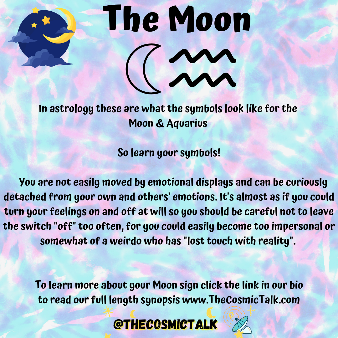 🌙Moon In Aquarius 🏺♒