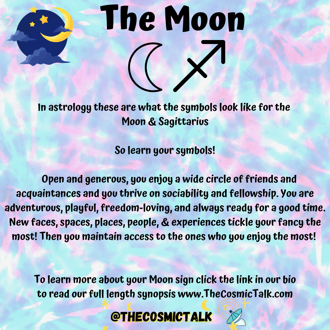 🌙Moon In Sagittarius 🐎♐
