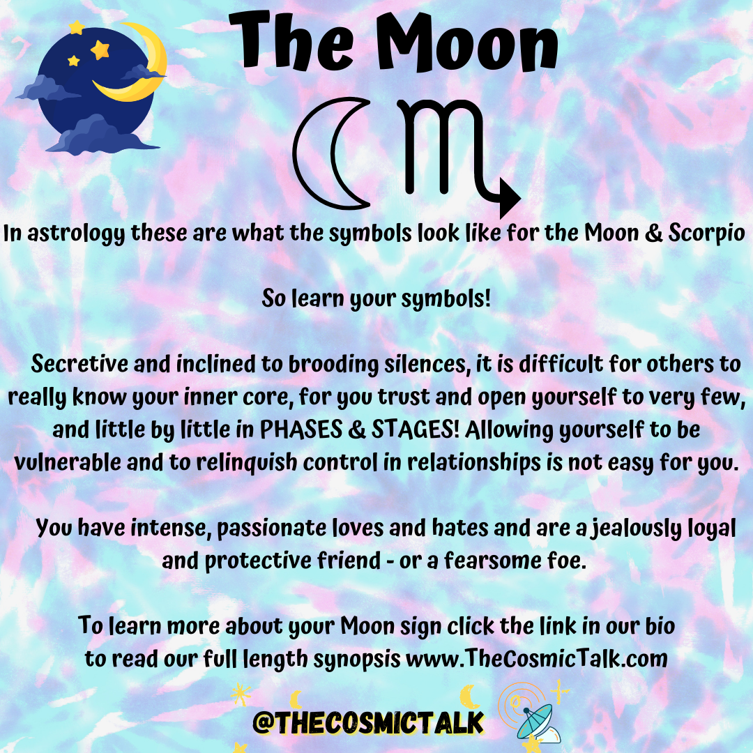 🌙Moon In Scorpio 🦂♏