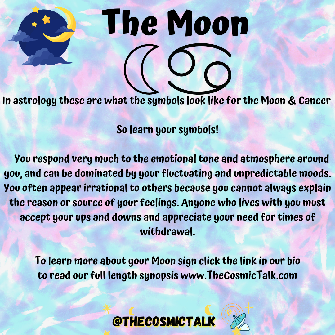 🌙Moon In Cancer 🦀♋