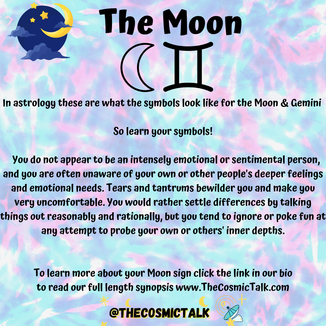 🌙Moon In Gemini 🎭♊