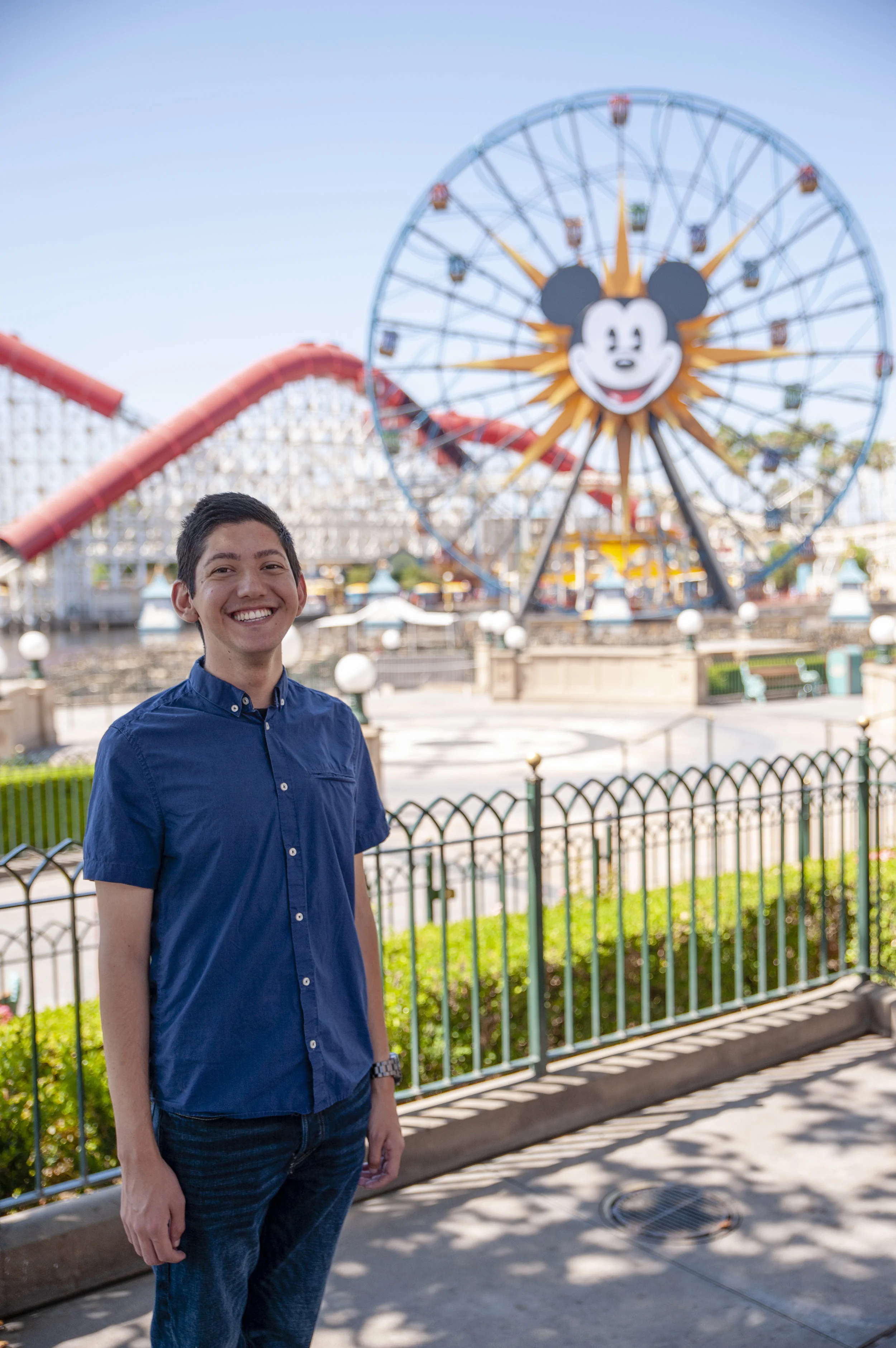 Me at Pixar Pier