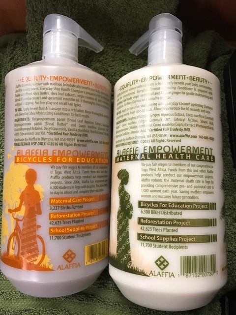 "Vegan" Shampoo and Conditioner 
