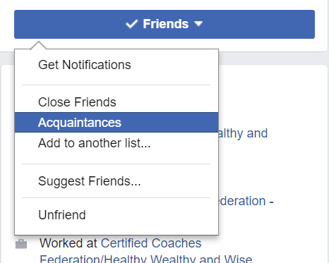 The "Friends" button as shown above is found under the persons cover-photo on their Facebook page.&nbsp;