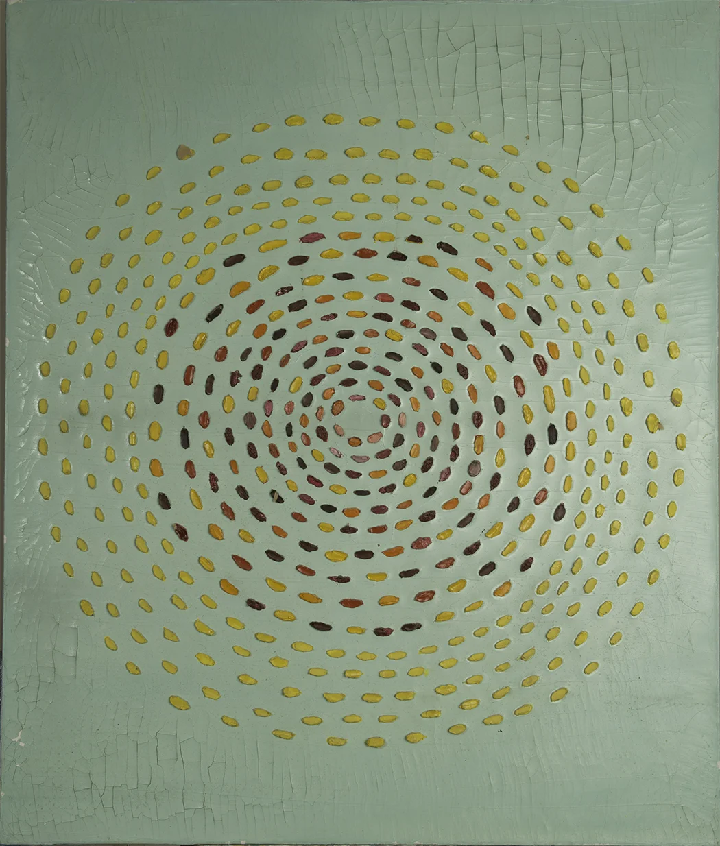 THE WHIRLIGIG OF iCHING II 1971 oil on canvas 40x50 inches