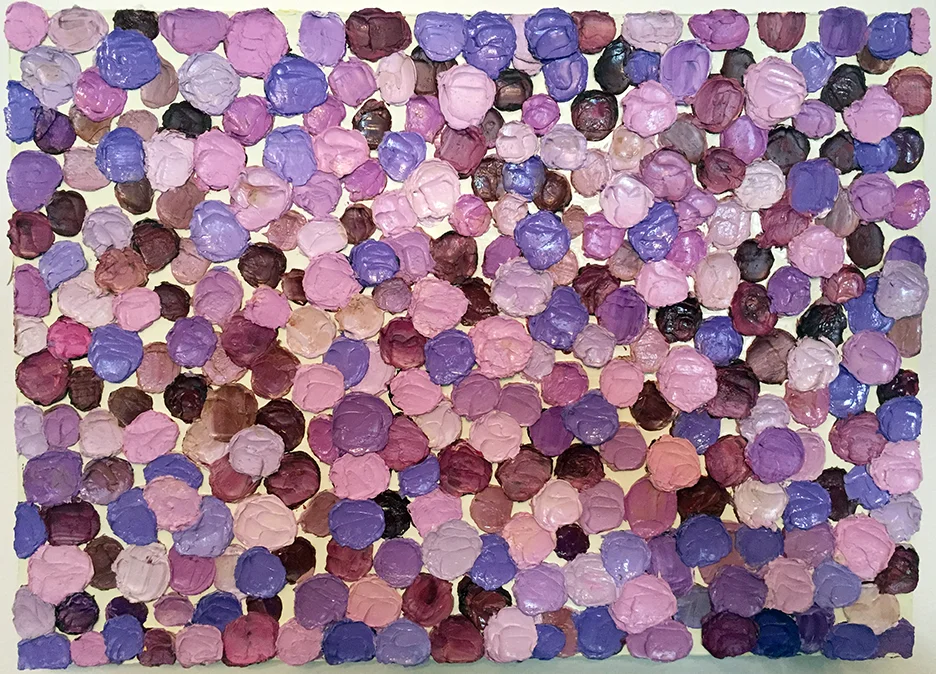 SPIRITUAL EXPLOSIONS 1974 oil on canvas 24x29 inches 