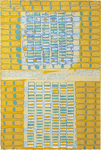 Fidelity mixed media on paper 22.25 x 15" 2009