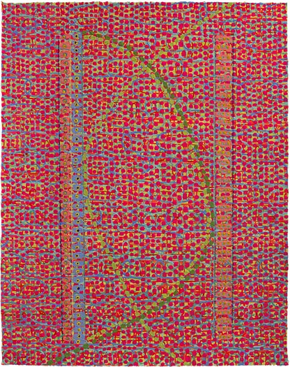 Criss Cross acrylic on paper 14 x 11" 2008