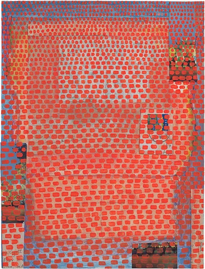 My Friend From Japan mixed media on paper 13 x 10" 2008