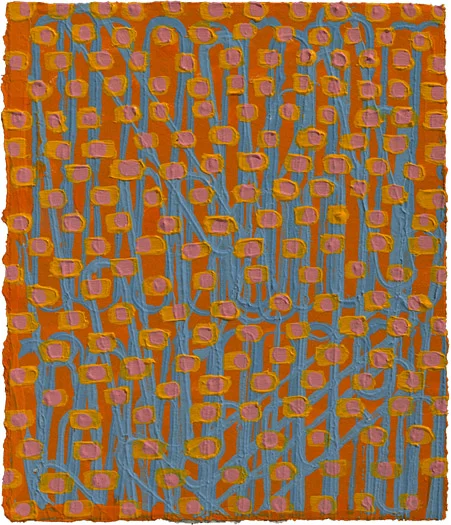 Quack, Quack acrylic on paper 5.75 x 4.75" 2008