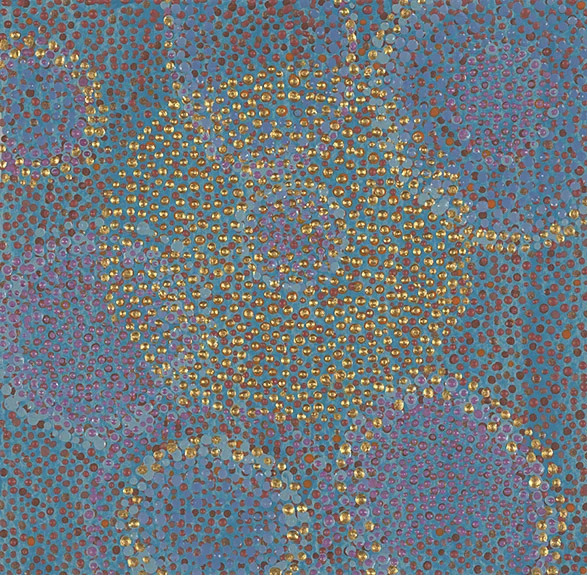 Counting 7 acrylic on paper 8.5 x 8.5" 2013