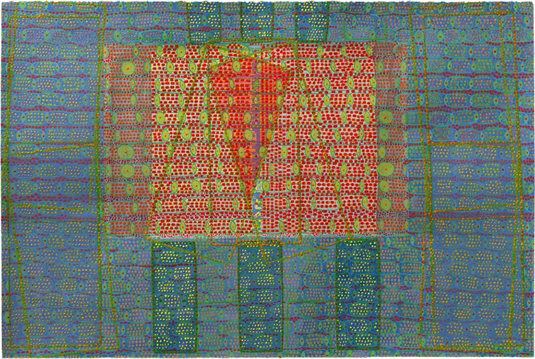 Captive mixed media on paper 20 x 30" 2010