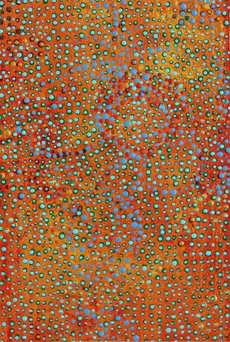 Counting 25 acrylic on paper 8.5 x 5.75" 2016