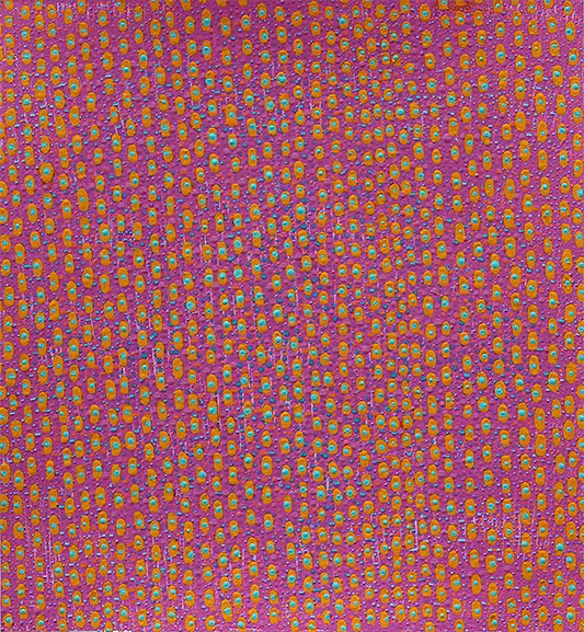 Counting 28 acrylic on paper 12 x 11" 2016