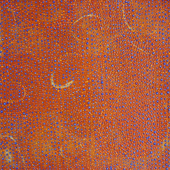 Counting 32 acrylic on paper 12 x 12" 2016